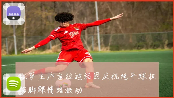 比萨主帅吉拉迪诺因庆祝绝平球扭伤脚踝情绪激动